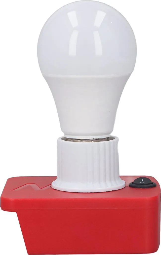 Lampe portable E27 pour batterie M18 18V avec adaptateur lithium LED