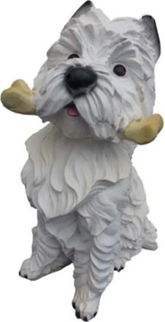 Statue Chien Incassable pour Extérieur | Décoration Jardin 42 cm
