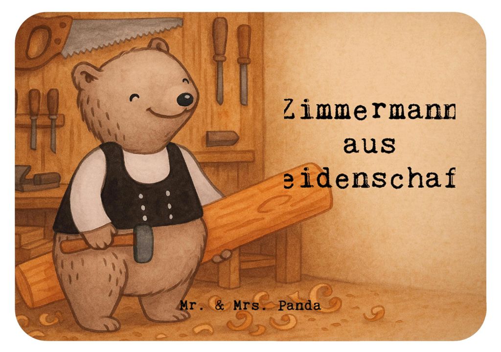 Mr. & Mrs. Panda magnet Zimmermann Leidenschaft Design - Weiß - Geschenk, tafelmagnet, whiteboardmagnet, haftmagnet, Pinnwandmagnet, Kühlschrankm...