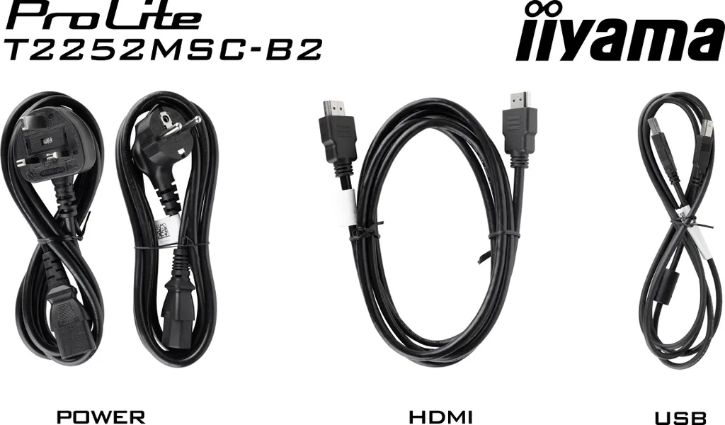 iiyama T2252MSC-B2 Ecran pour Borne Interactive et Bureau Tactile - 22