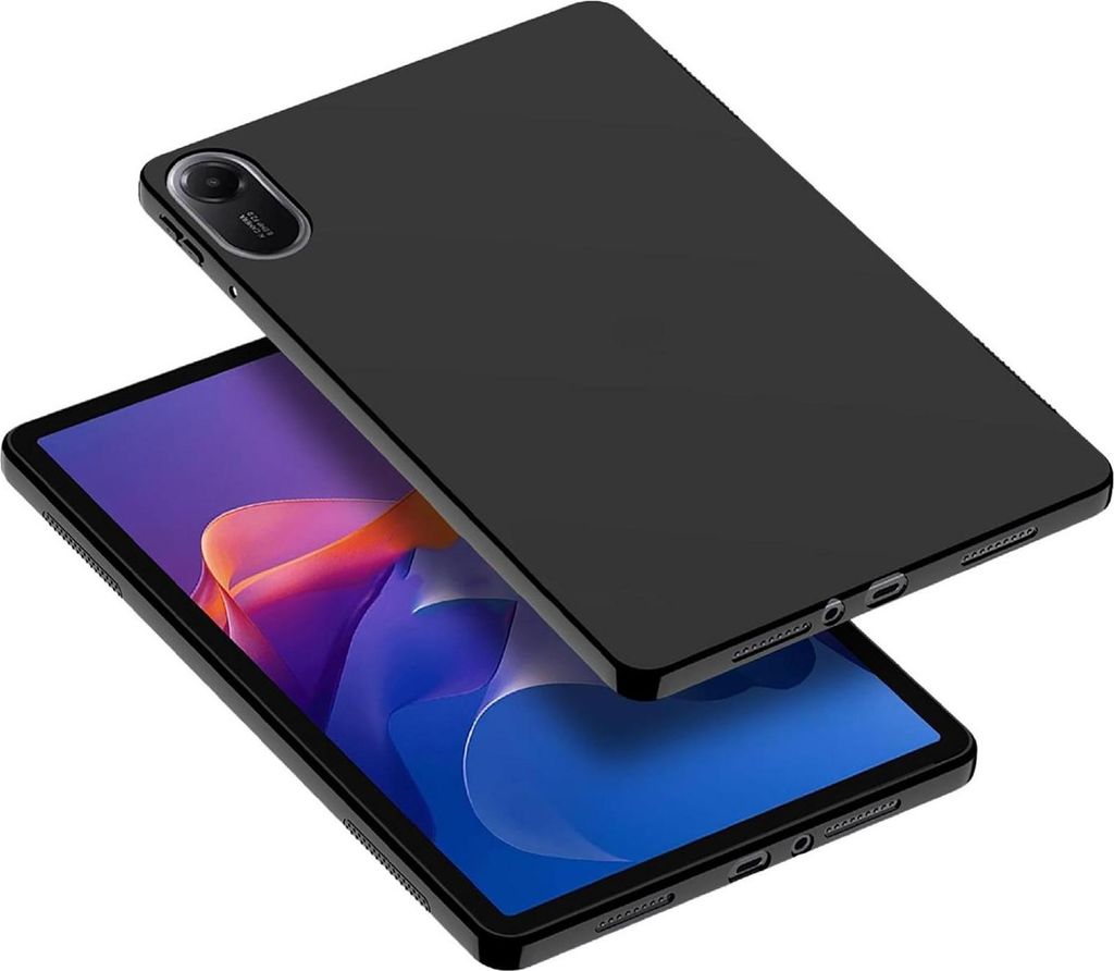 Für Xiaomi Redmi Pad 2 4G 11 Zoll 2025 TPU Silikon Tablet Hülle Tasche Schutz Cover Case Schwarz