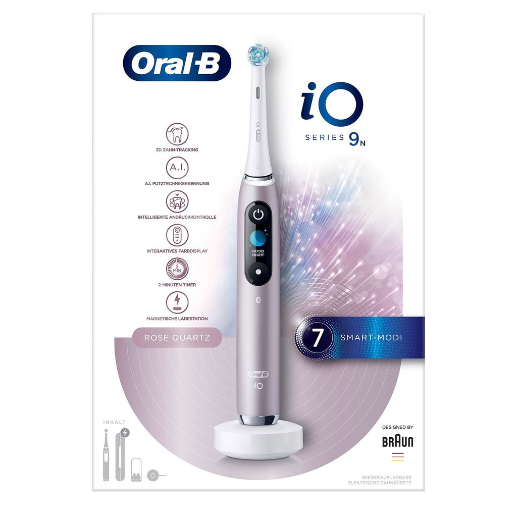 Oral-B iO Series 9 - Spazzolino da denti - Rosa Immagine del prodotto 