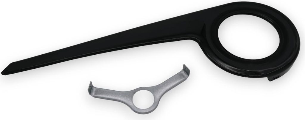 Kettenschutz Kunststoff schwarz mit Brille für 38 - 40 Produktbild 3