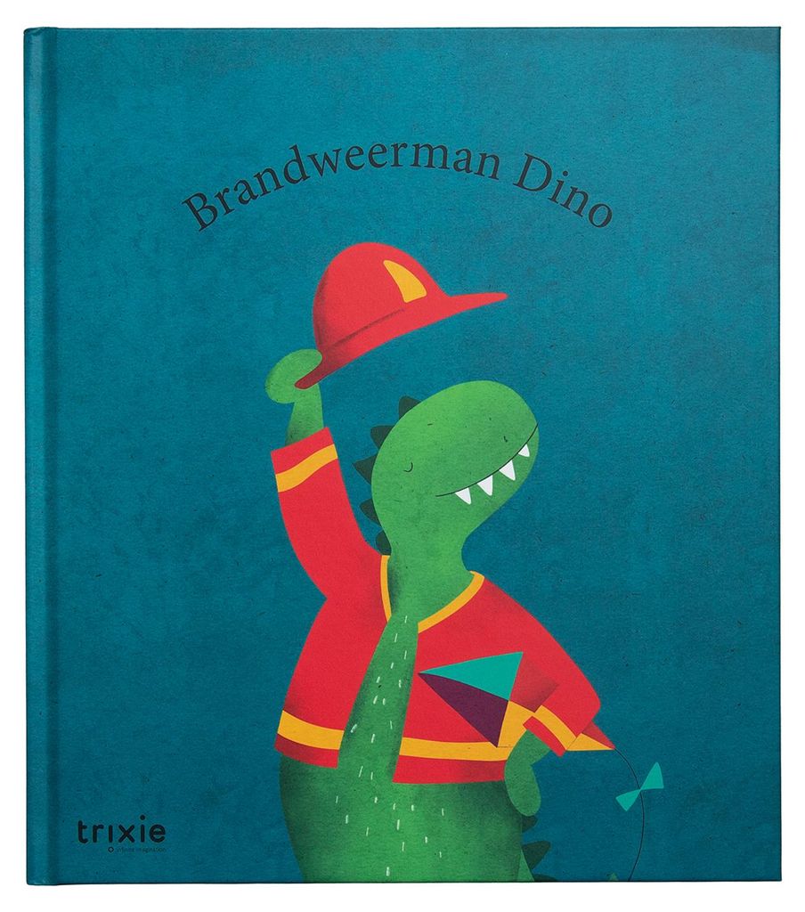 Trixie Kinderbuch Feuerwehrmann Dino Pappbuch Vorlesebuch für Kleinkinder