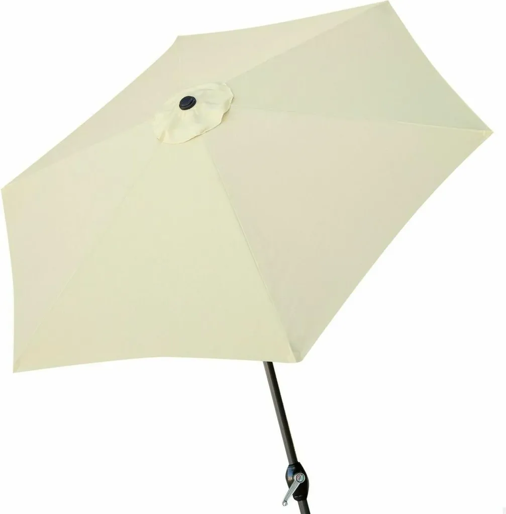 Ombrellone da Giardino Aktive 300x300 cm Crema - Struttura Alluminio