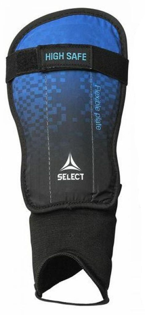 Select - Herren/Damen Unisex Fußball-Schienbeinschutz "High Safe V23" MR1411 (L) (Schwarz/Blau)