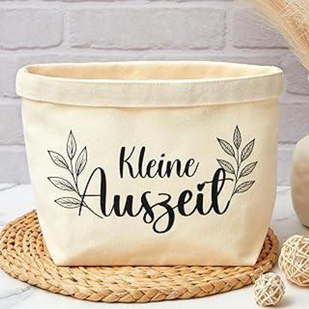Xuniea Kleine Auszeit Korb Geschenktüte aus Baumwolle und Leinen Wellness Geschenke für Frauen Geschenkkorb für Damen zur Entspannende Gesundhei...