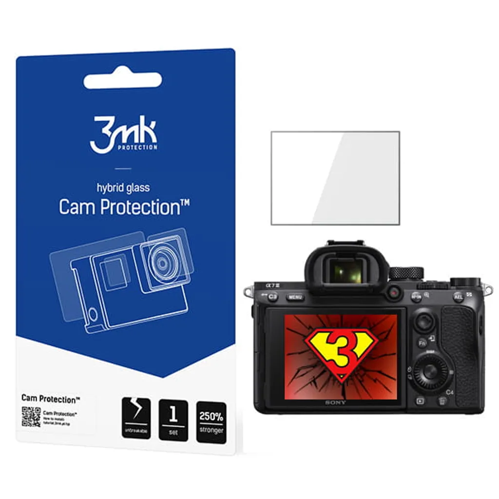 BROTECT AirGlass – Pellicola In Vetro Ibrido 9H Per Sony Alpha 7 III, 7R II E 7S II – Anti-graffio, Anti-impronta E Made In Germany