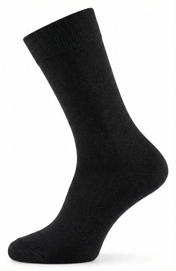 Chaussettes de ville en bambou lot de 12 paires confortables noir 39-42