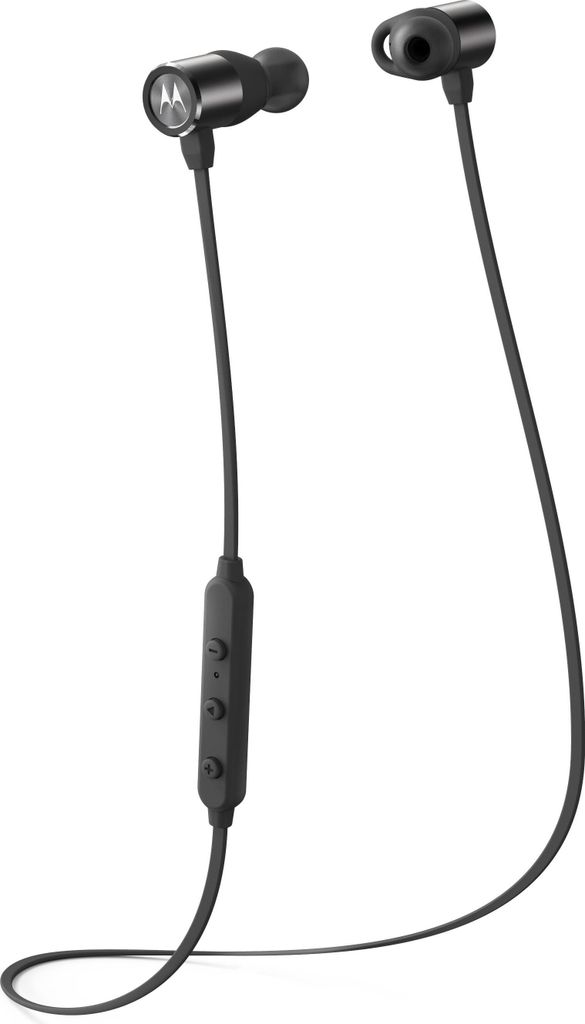 Motorola VerveLoop 200 In-Ear-Ohrhörer – IPX4 – 6 Spielzeiten – magnetischer Nackenbügel – Schwarz