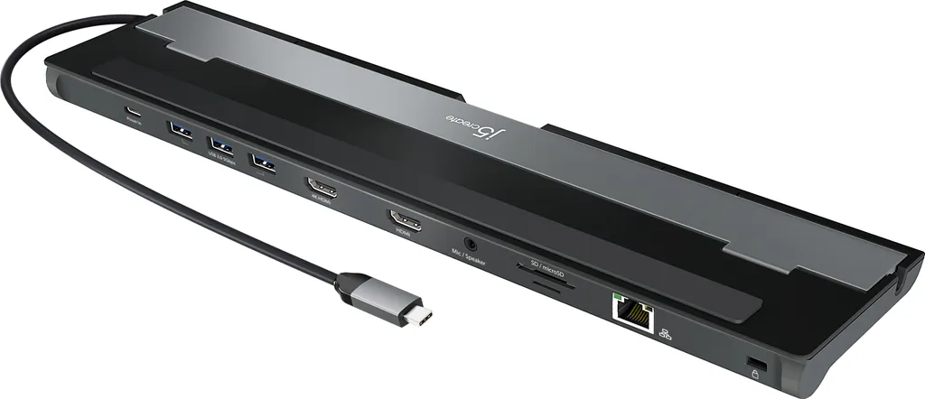 Station d'accueil double HDMI j5create JCD542-N Hub USB-C Laptop