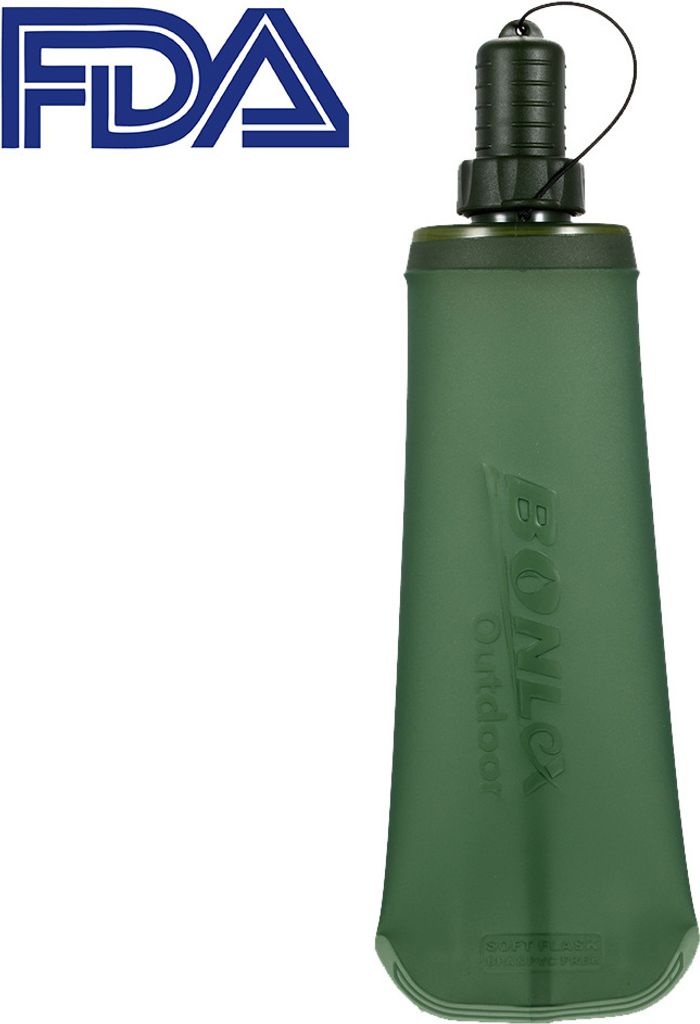 TPU faltender weicher Flaschen-Sport-Wasser-Flaschen-laufende kampierende wandernde Wasser-Taschen-zusammenklappbare Getr?nk-Wasser-Flasche