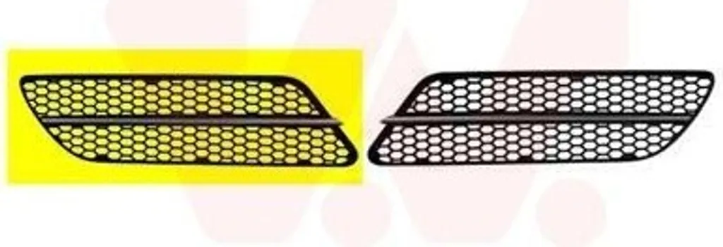 Remplacez votre grille de pare-chocs droite cassée Van Wezel 0148598