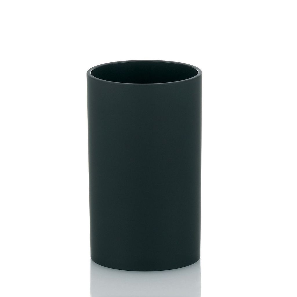 Kela Becher Dark ABS-Kunststoff schwarz 11,5cmh 6,5cmØ, 21736