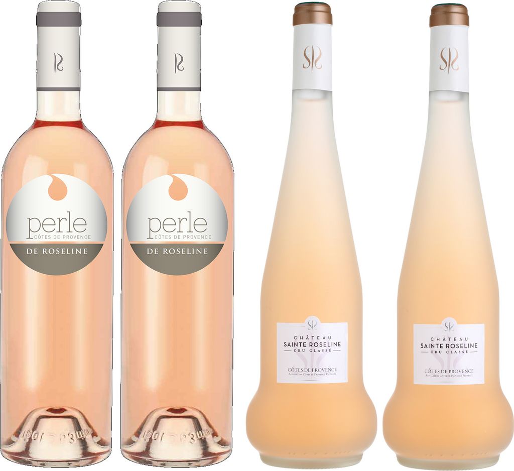 Best Of Provence - Château Sainte Roseline "La Perle de Roseline" x2 & "Cru Classé" x2 - Rosé Côtes de Provence 2024 75cl