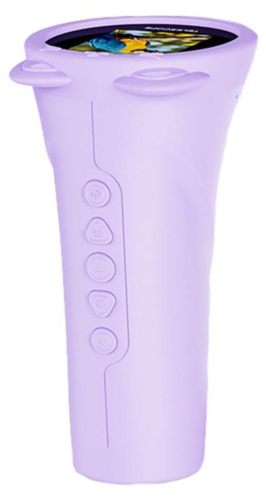 INF 2-in-1 digitales Mikroskop und Teleskop, 10x, 2.4-inch IPS, ABS Violett