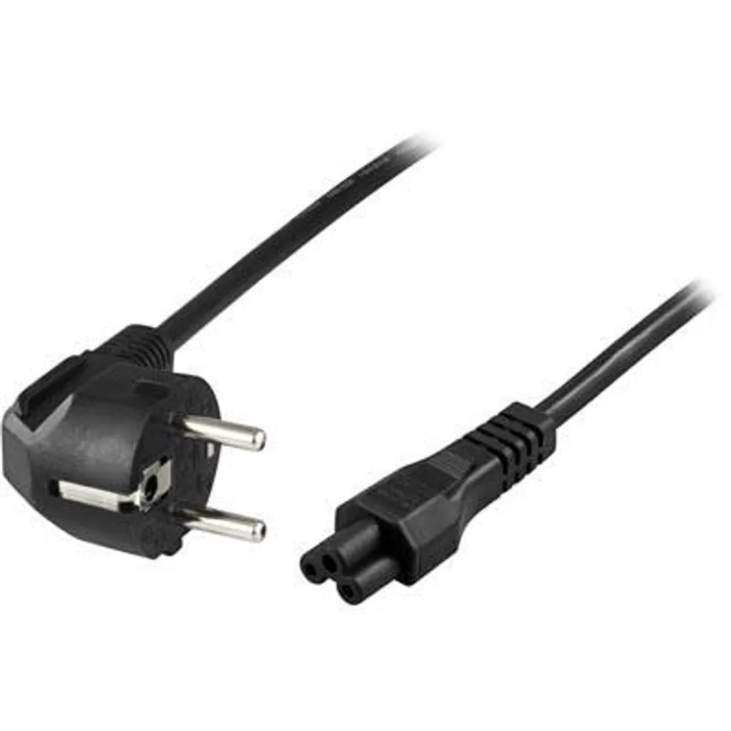 Deltaco DEL-109HA Cavo Alimentazione C5 10m CEE7/7 Schuko Nero