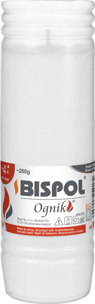 Bispol Ognik WP4 Zündkerzeinsatz Paraffin, 1 Stück (4h Brenndauer)
