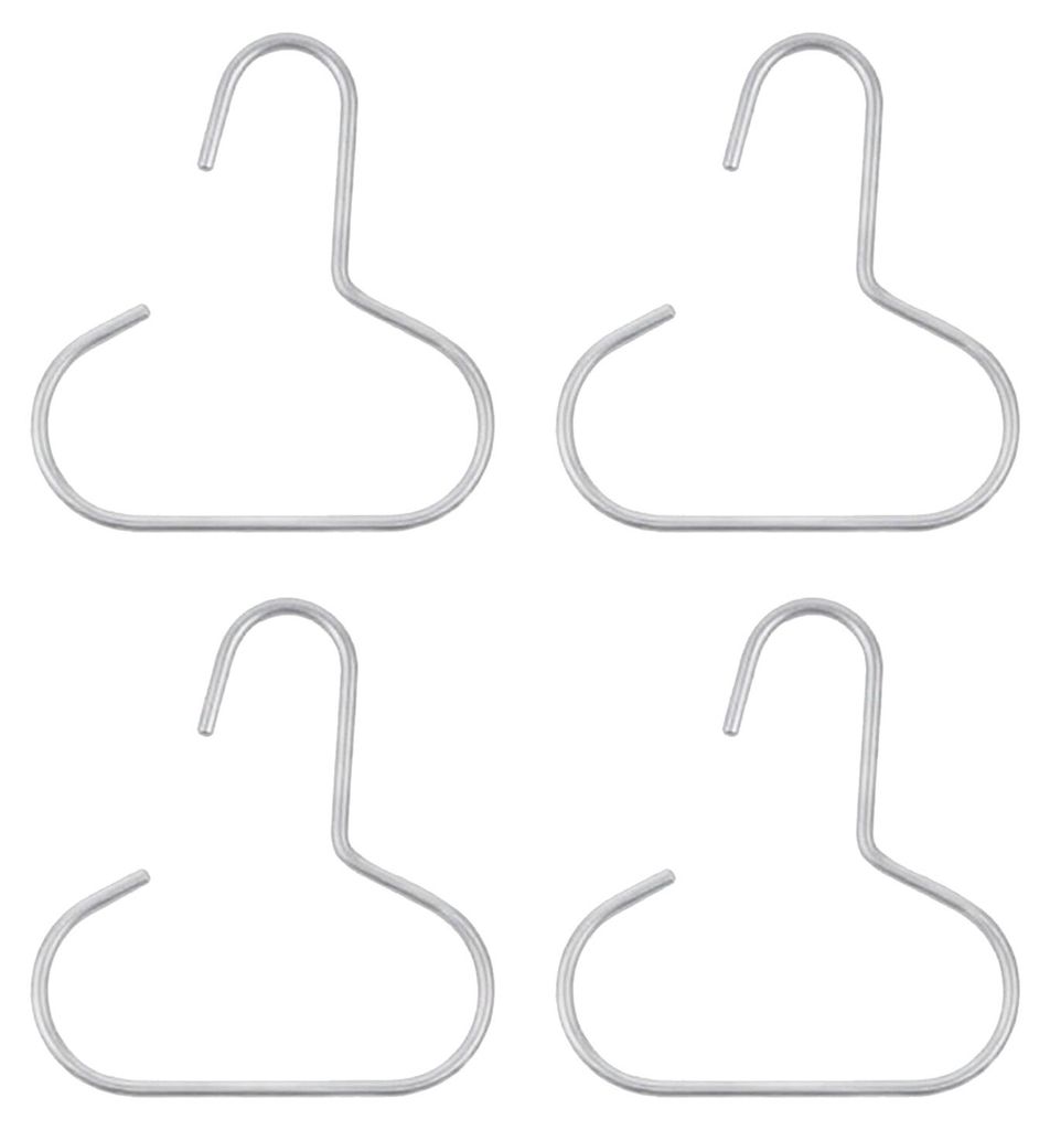 1/4 Stück Kleiderhaken aus Aluminiumlegierung, wasserdicht, rostfrei, stark belastbar, zum Aufhängen von Hüten, Schals, Taschen und Gürteln
