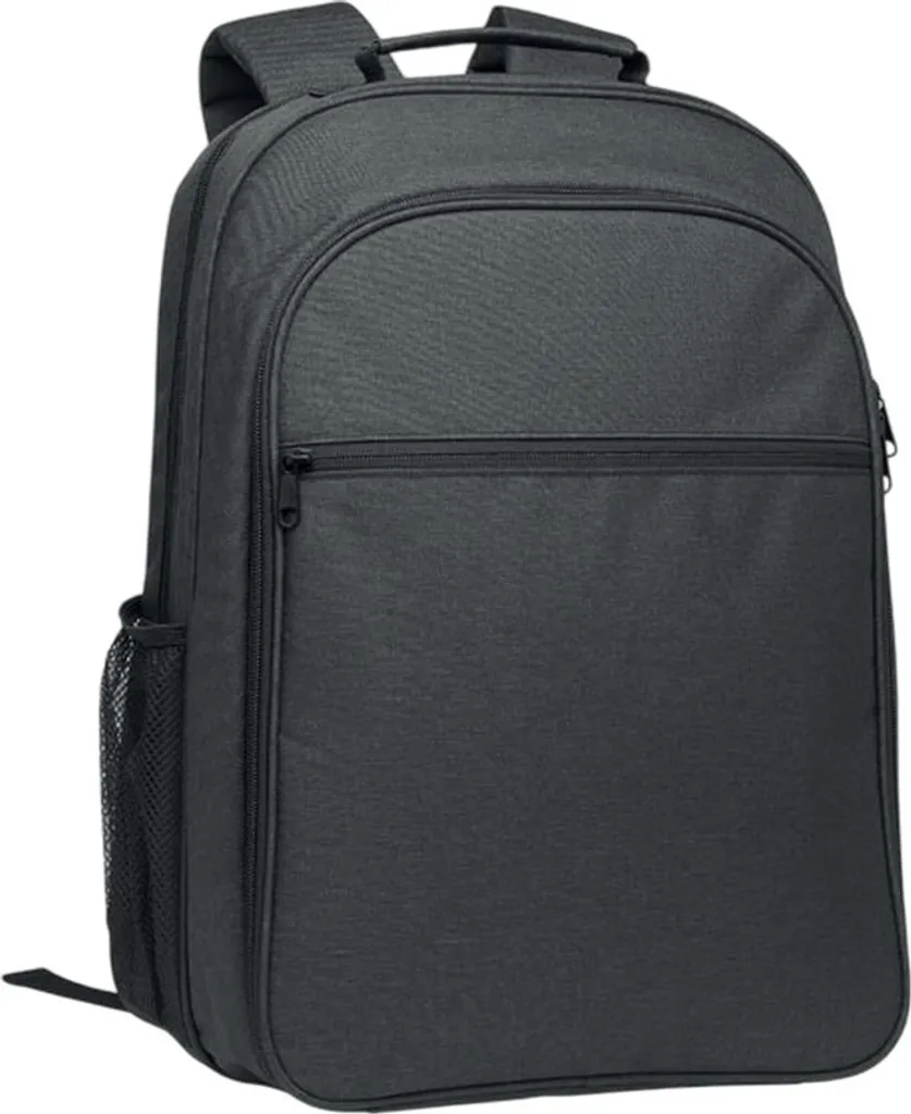 Sac à dos pique-nique isotherme noir rPET idéal pour randonnée et plage - 4