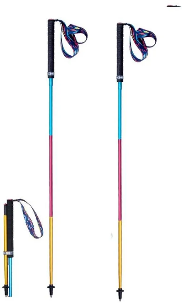 Bâton de randonnée ultraléger ajustable en aluminium robuste de 110cm