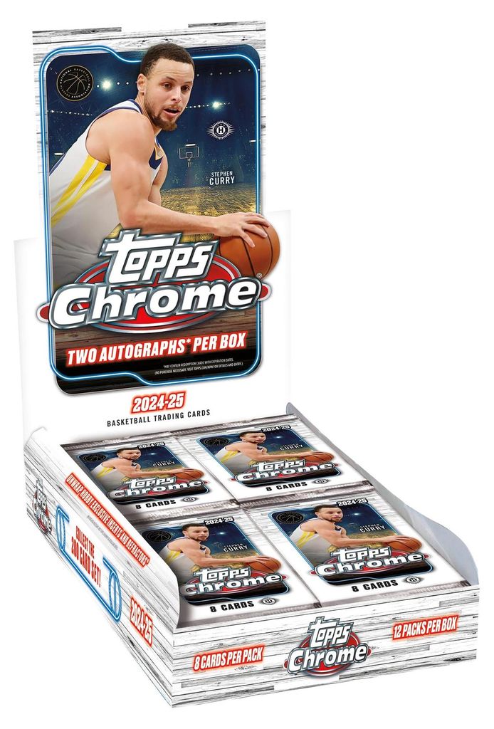 2024/25 Topps Chrome Basketball - Hobby Box Produktbild 