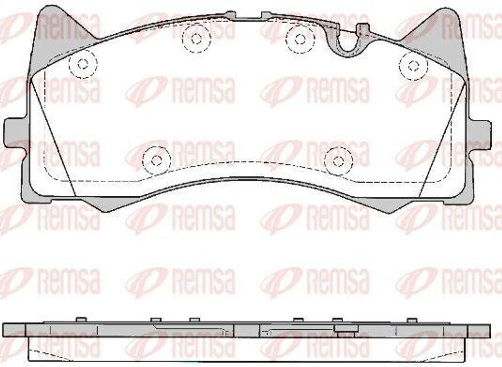REMSA Bremsbeläge Satz Vorne Bremsklötze passend für MERCEDES-BENZ C-Klasse T-modell (S205) 1781.00