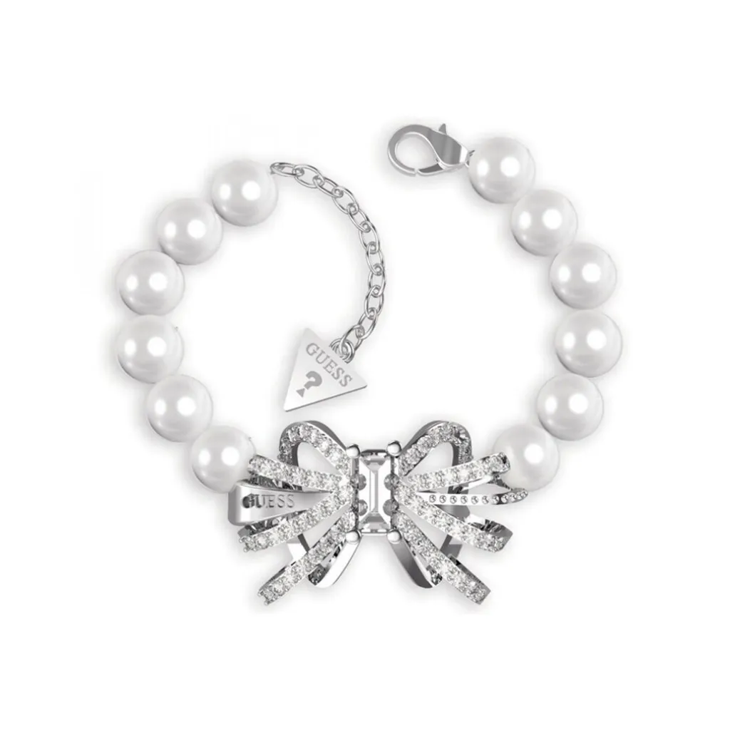 Bracelet Guess JUBB01326JWRHL Fine Heart en Acier Argenté pour Femme