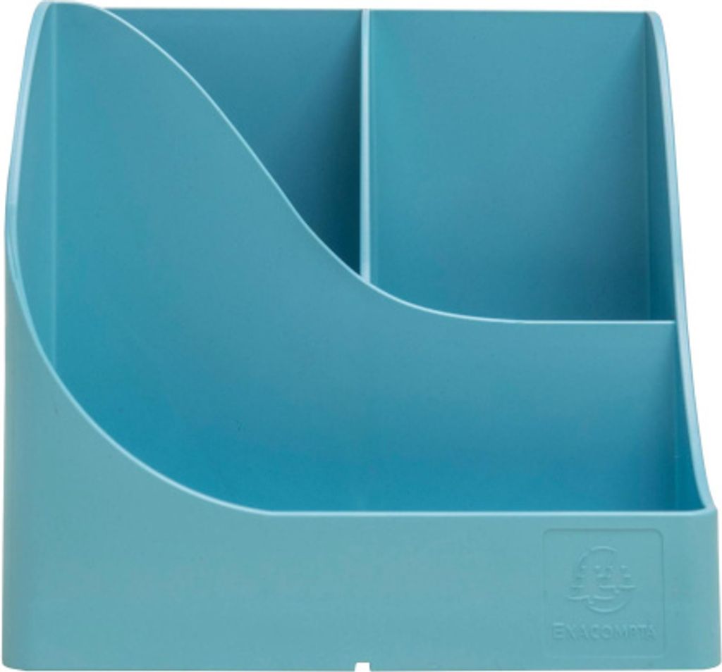 Exacompta 4x Stifteköcher Pen Wave, Kollektion Pop N'Co - Cyan - 69591D