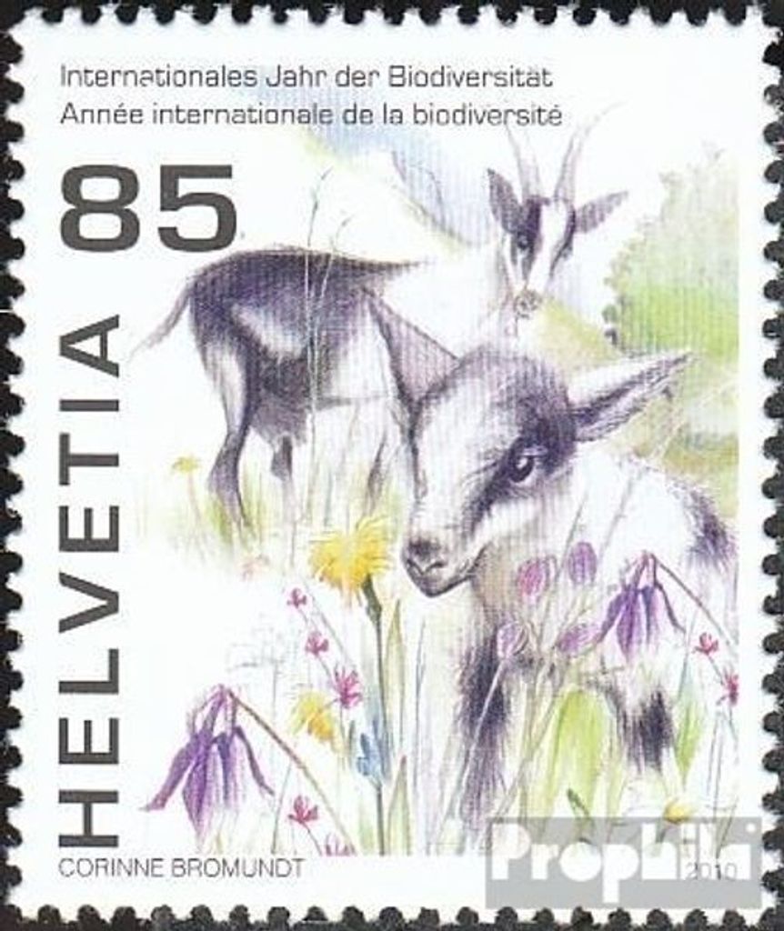 Briefmarken Schweiz 2010 Mi 2145 (kompl.Ausg.) gestempelt Jahr der Biodiversität