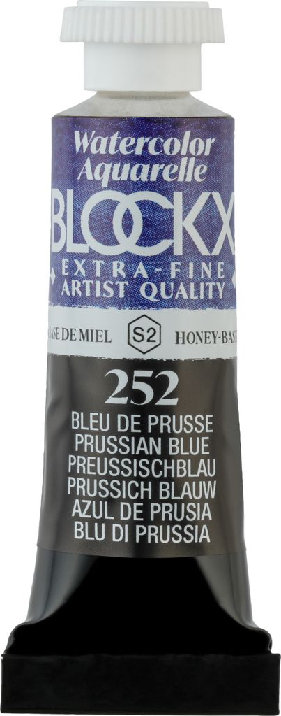 Blockx 3x Aquarellfarbe, Preußischblau - Tube 5ml - Preußischblau 43252BXC