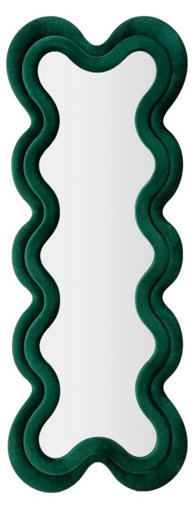 FURNLUX, espejo de pared modelo Monica, color verde. Imagen del producto 