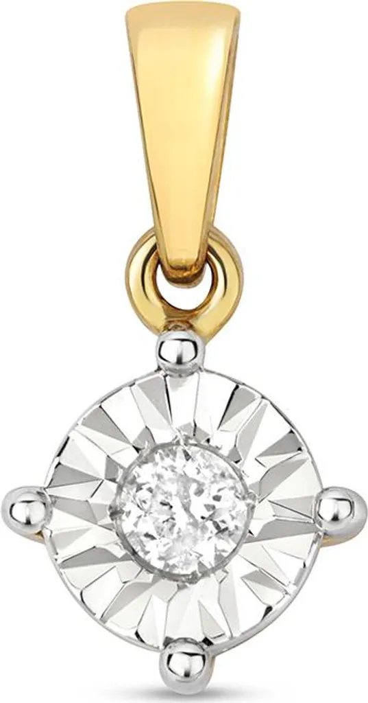 Pendentif Or et Diamant Cadeau Idéal Femme Anniversaire et Mariage