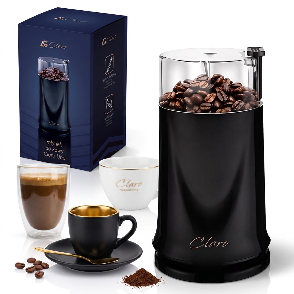 Elektrische Kaffeemühle mit Edelstahlklingen für Kaffee, Produktbild 