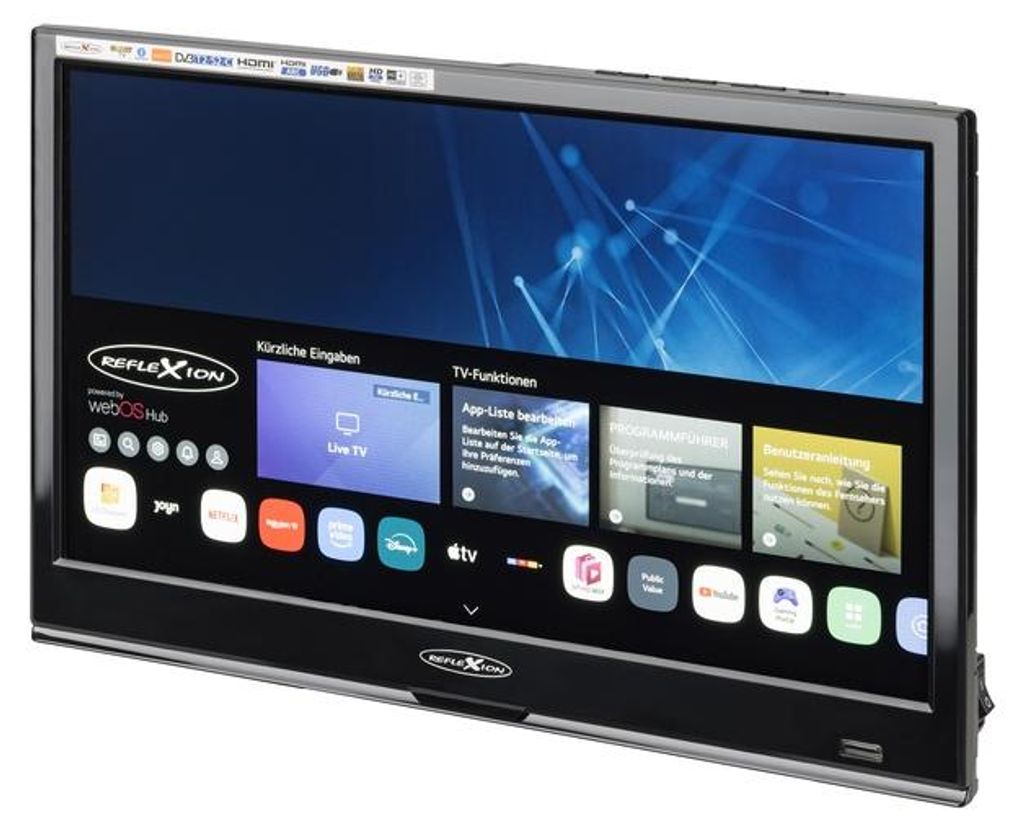 Fernseher Smart LED-TV 16 Zoll schwarz Produktbild 