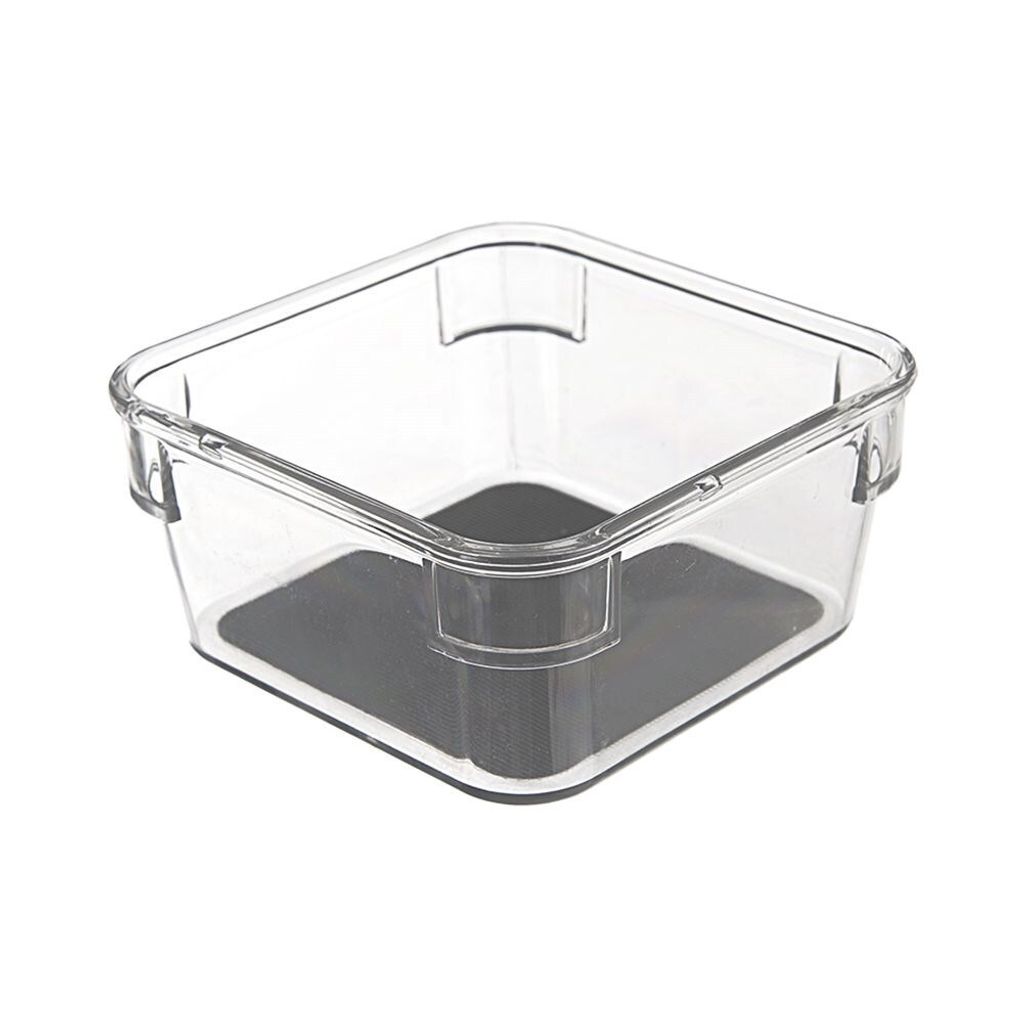 organizér 9,4x9,4x4,8cm GREY, transp.plast Obrázek produktu 