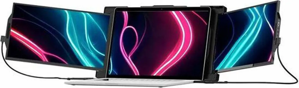 Écran portable IPS pivotant Tri-Screen Full HD 13,3 pouces pour PC