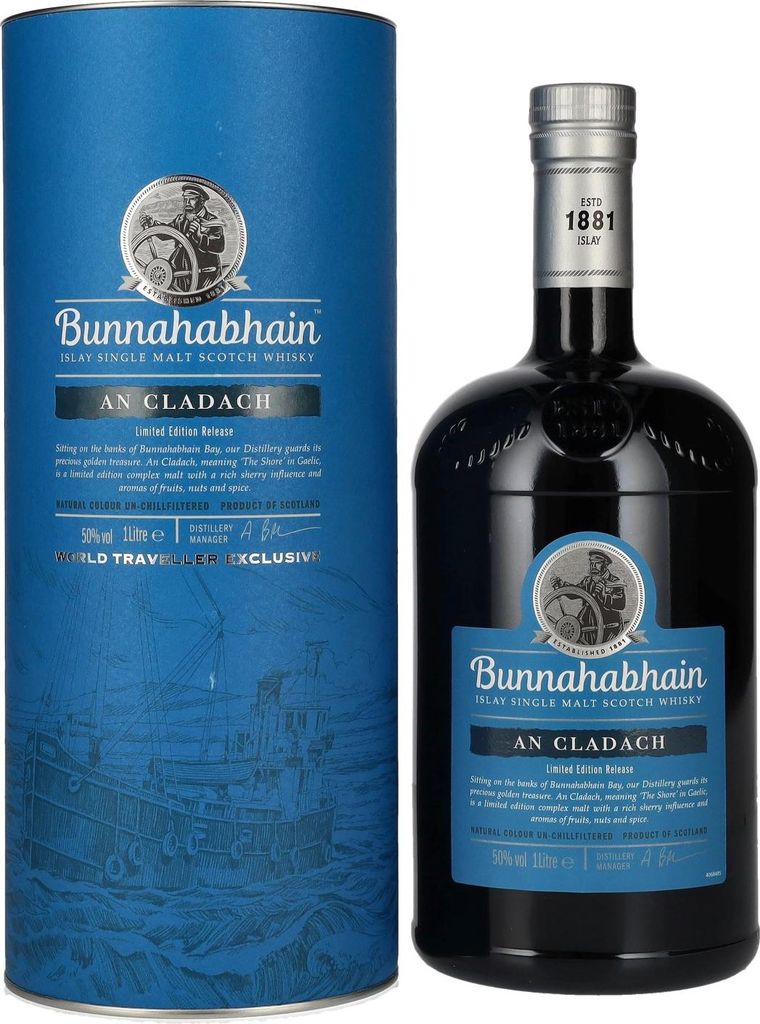 Bunnahabhain An Cladach + Box 1000ml 50% Vol. Produktbild 
