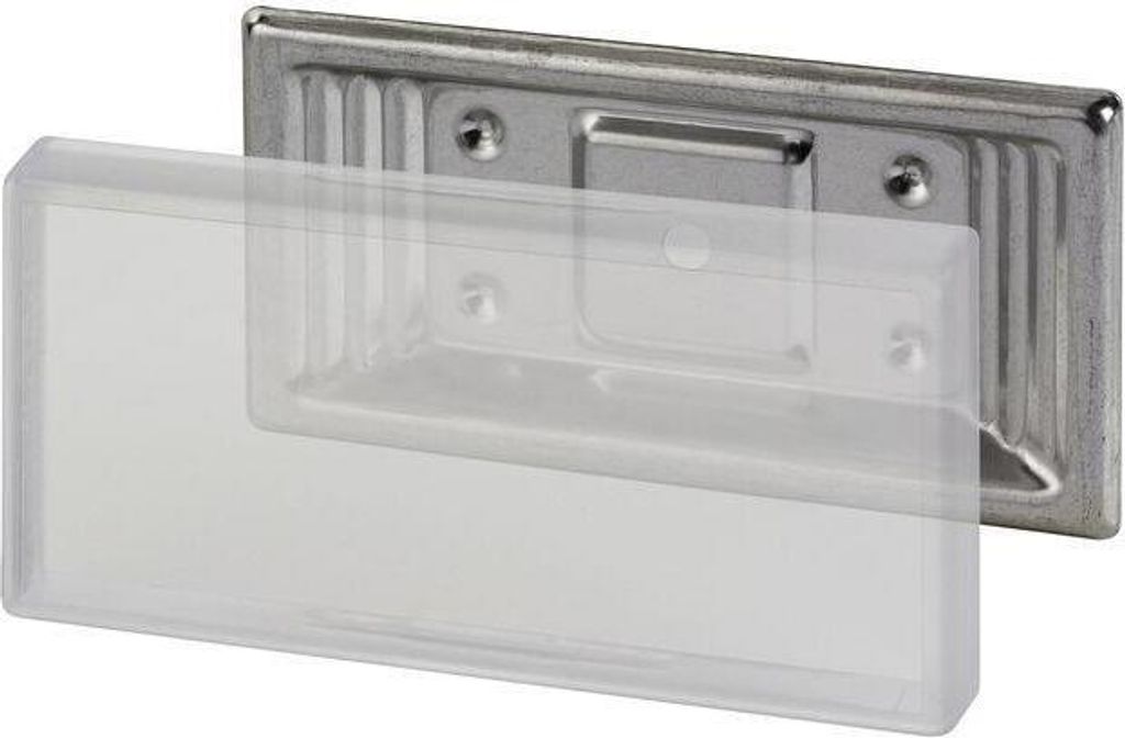 FL Anschraub-Schilderhalter Edst., Kunststoff f. Schilder 100 x 50mm