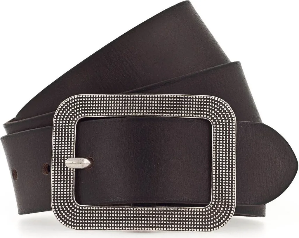 Vanzetti Cintura Uomo Marrone 40mm W110 - Vera Pelle Alta Qualità