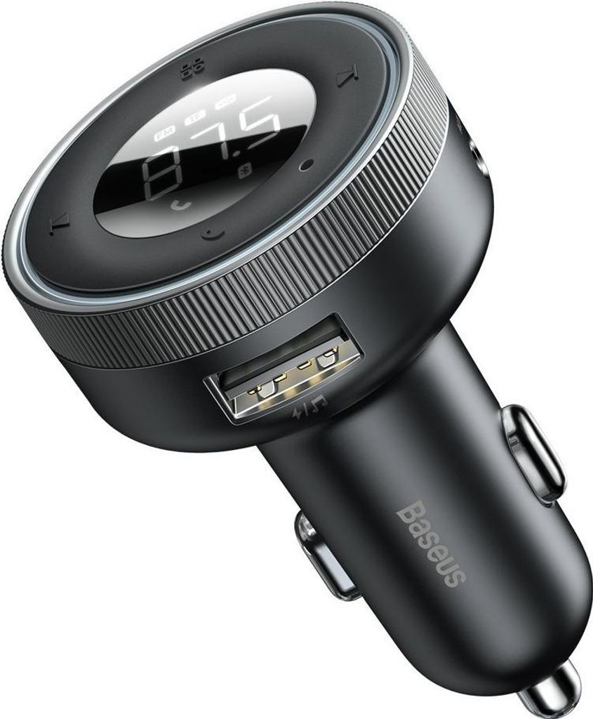 Baseus Enjoy transmiter FM ładowarka samochodowa LED 2x USB Zdjęcie produktu