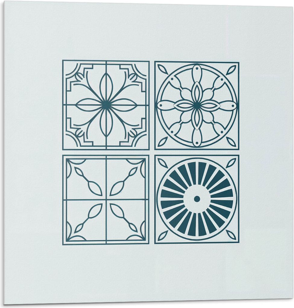 Geometrische Fliesenmuster – Selbstklebend – Wandverkleidung – Wandpaneel – Wanddeko – Dekorative Wandpaneele – 3D Wandpaneele – Wand...