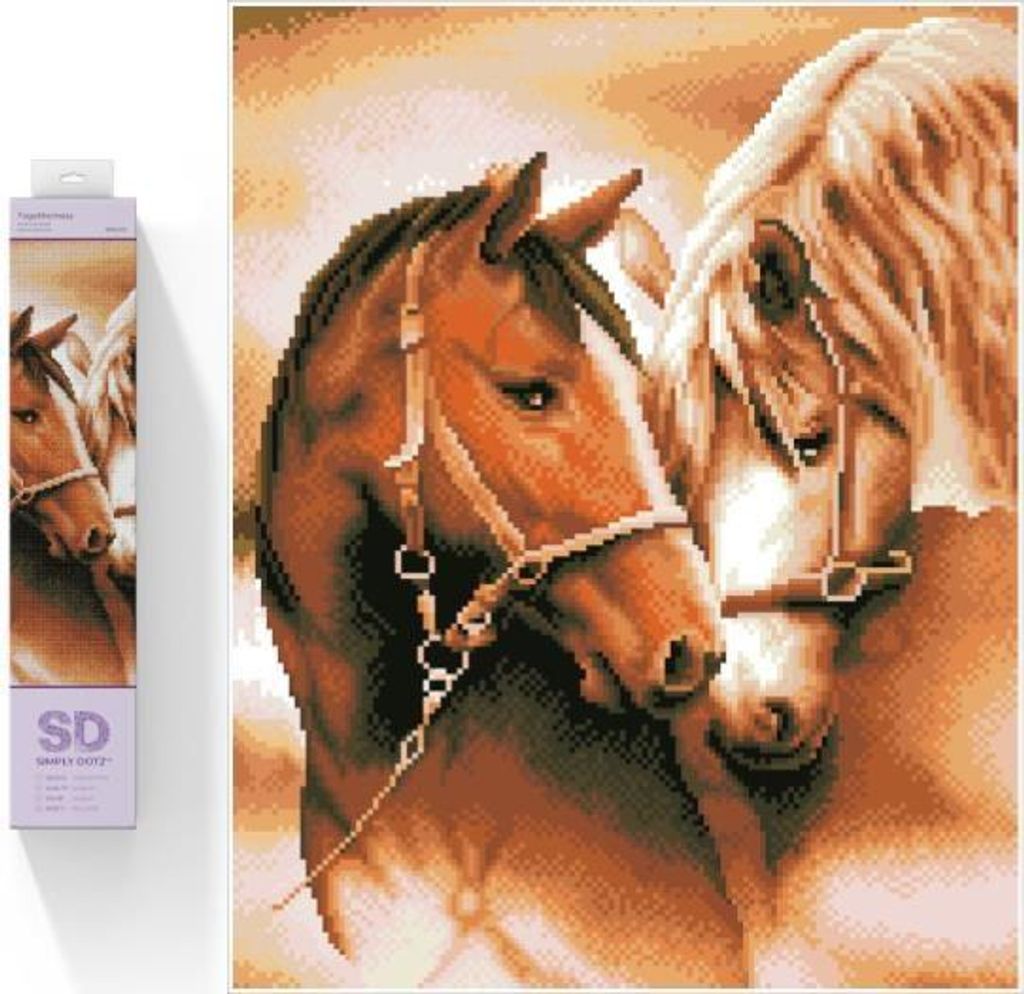 Diamond Dotz Togetherness, Junge/Mädchen, Erwachsener, Togetherness, Mehrfarbig, 2555 Stück(e), Zwischen