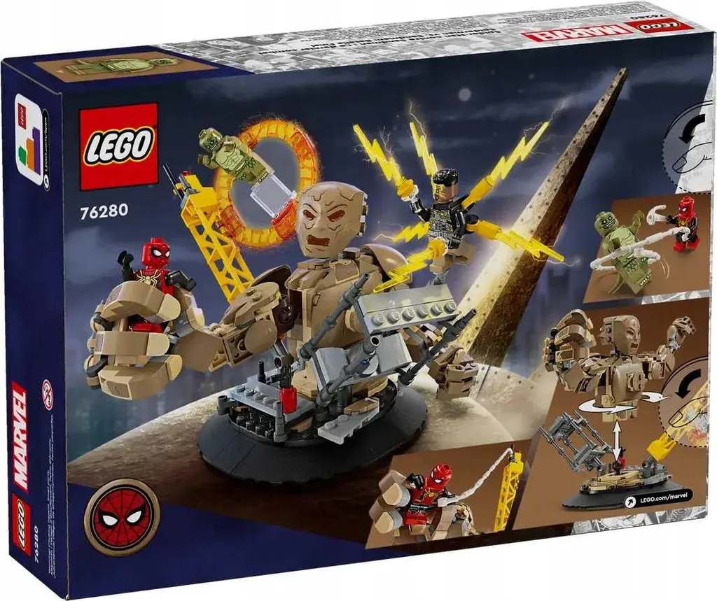 Jeu de construction LEGO 76280 Spider-Man vs Sandman combat de titans - 7