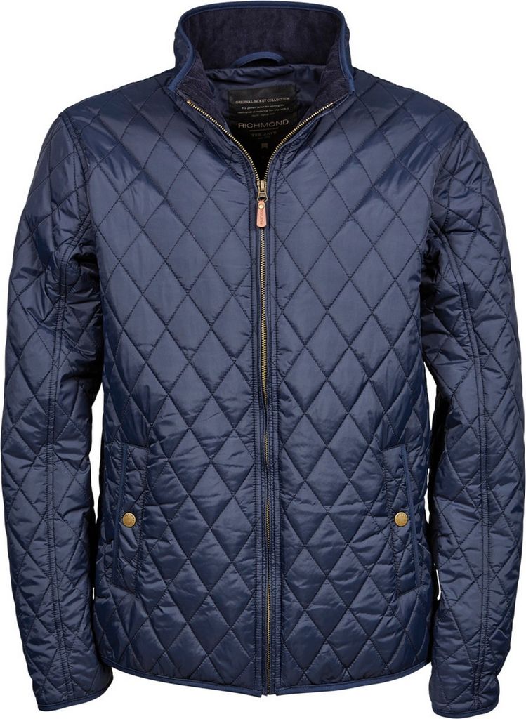 Tee Jays Herren Richmond Diamond Steppjacke BC3838 (2XL) (Marineblau)