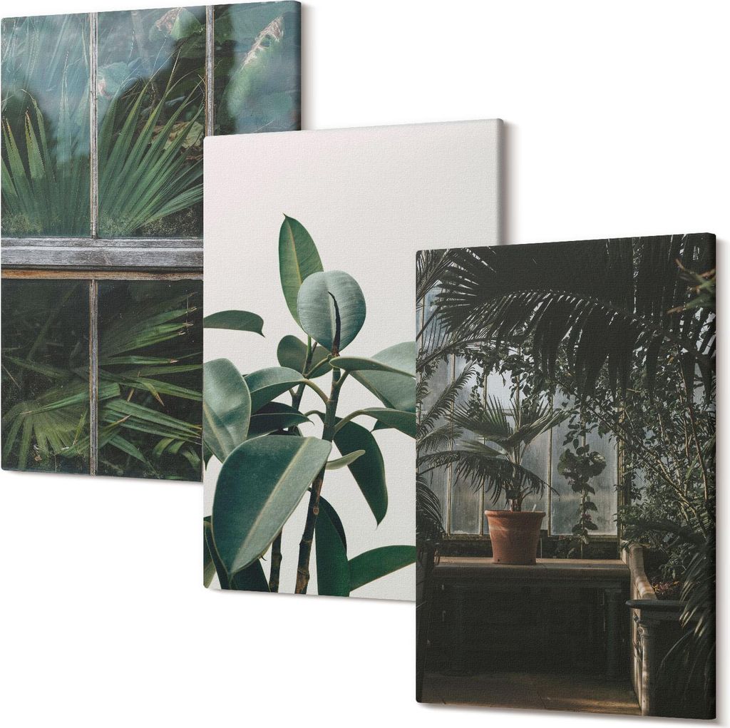 Wandbild – Leinwandbild – Leinwandbilder – Polycanvas – Kunstdruck – Modern – Panorama – Mehrteilig – 3-Teilig Set – Hochwertig ...