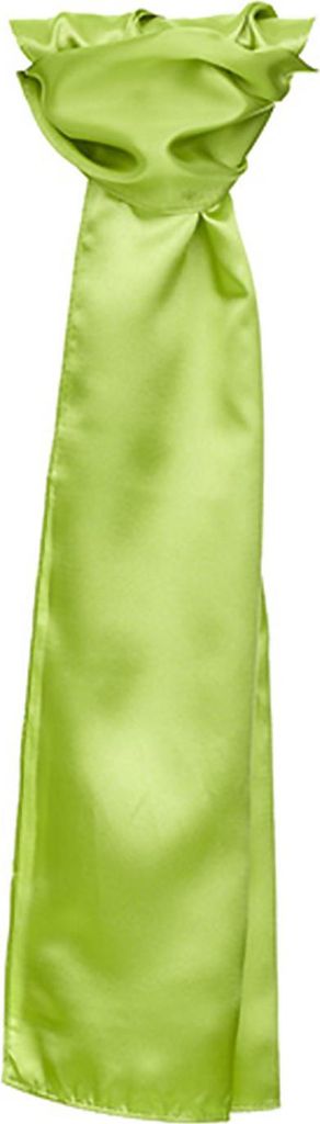 Sciarpa di raso da donna - Colore: Lime - Dimensioni: 120 x Immagine del prodotto 