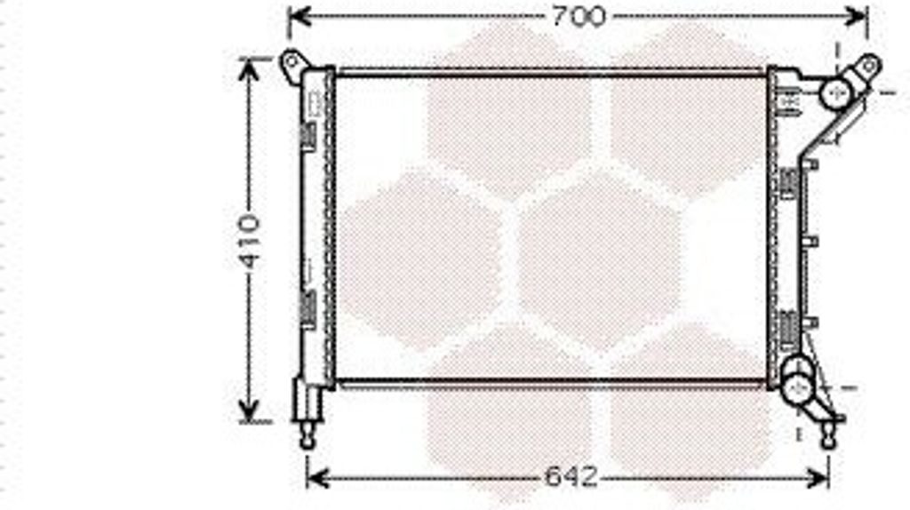 VAN WEZEL 06002310 - OE 17101475552 Kühler, Motorkühlung für R50, R53