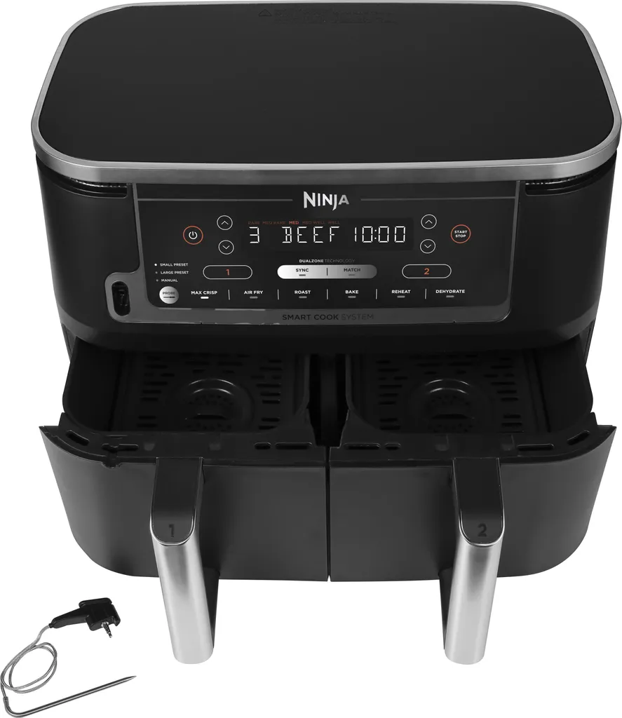 Friteuse Ninja AF451EU 9,5L Idéale pour Famille Nombreuse et Réceptions