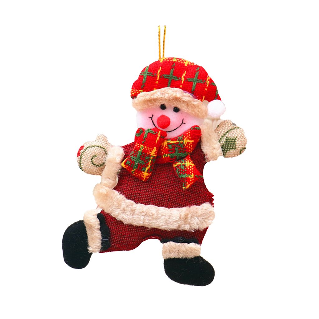 Weihnachtsbaum Anhänger Cartoon Form entzückendes Aussehen Lanyard Design Super Soft Wear Resistant Weihnachtsbaum hängende Anhänger Pendellöz...